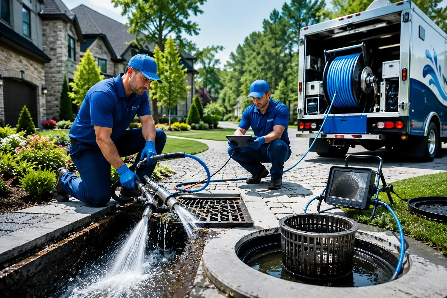 Local outdoor drain cleaning professionals in Weston, CT