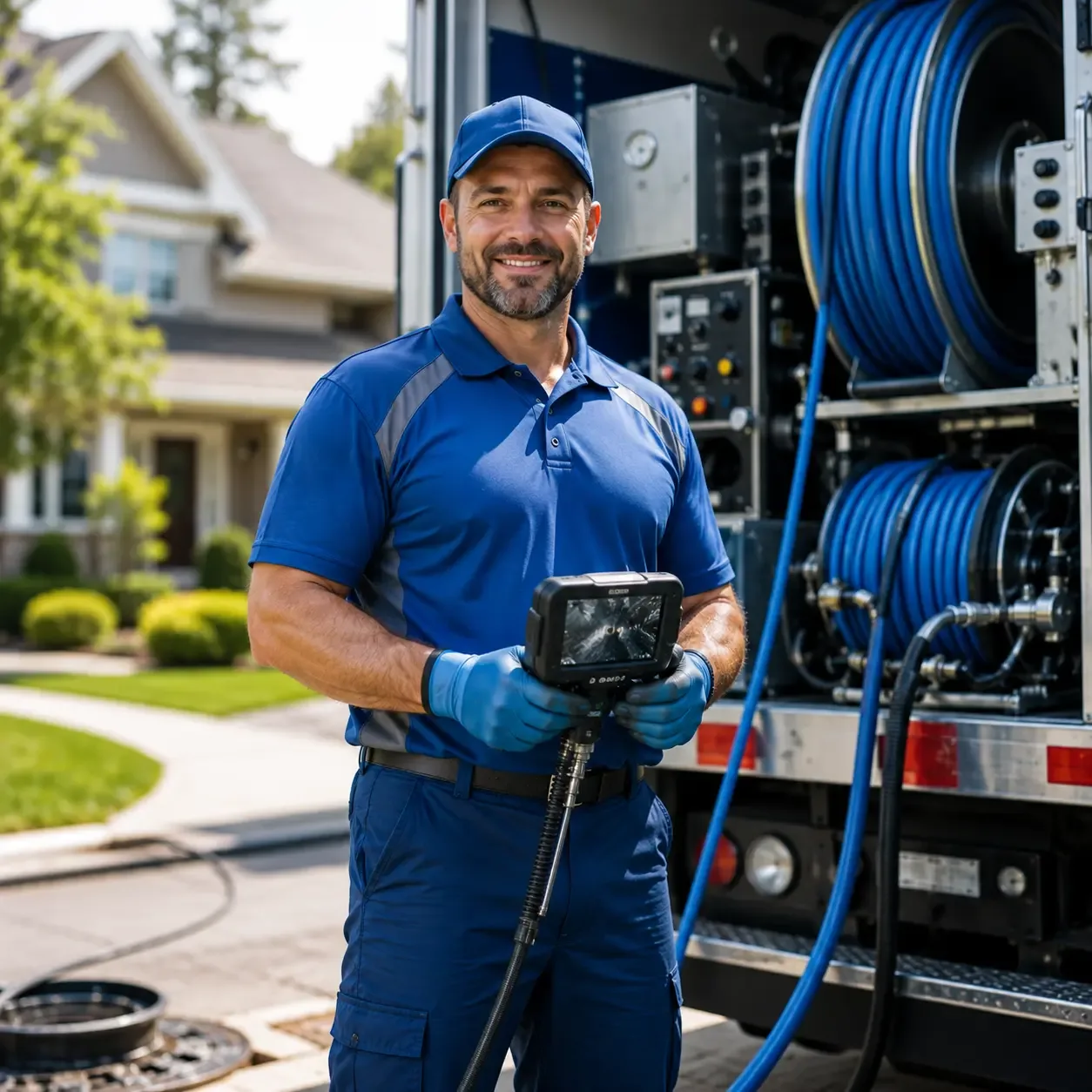 Local outdoor drain cleaning specialists in Weston, CT